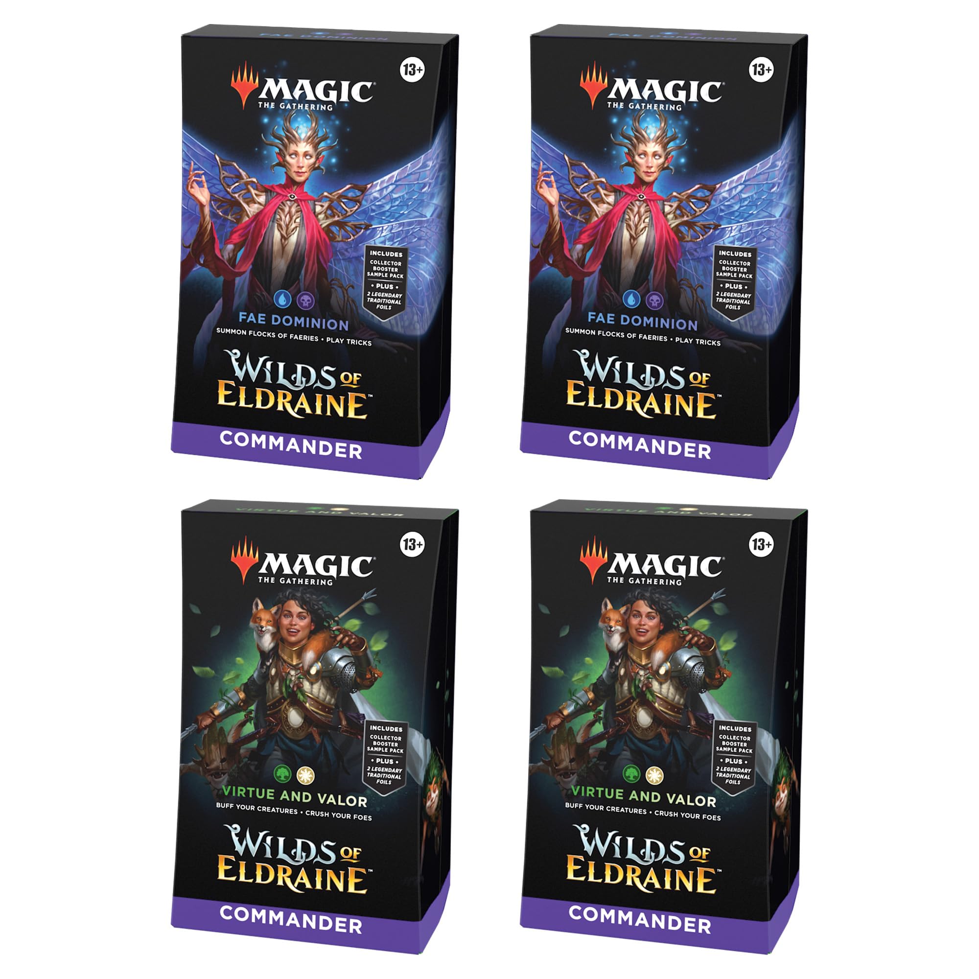 Paquete Commander Deck: Magic: The Gathering Wilds Of Eldraine - Venta Internacional.