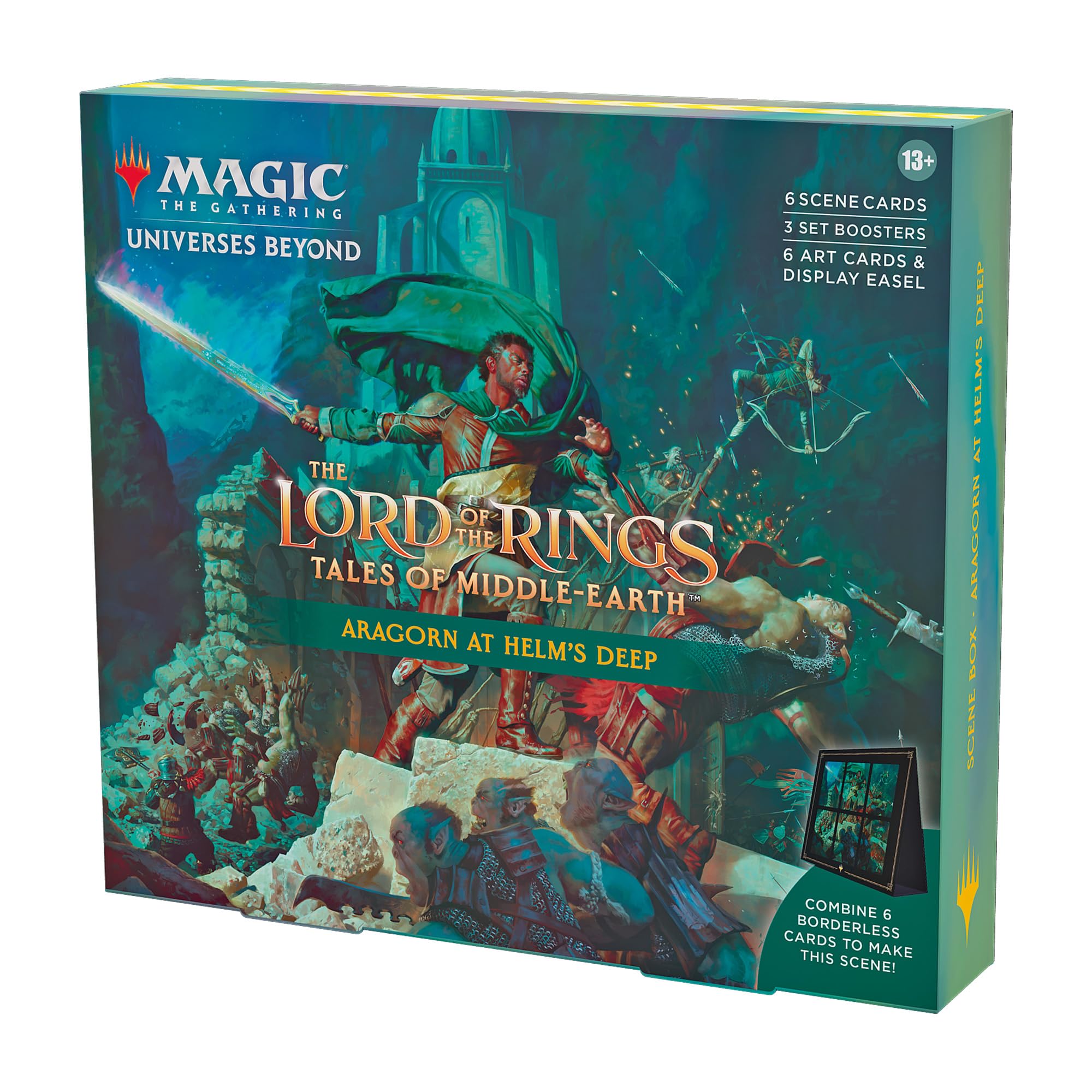 Scene Box Magic The Gathering El Señor De Los Anillos Aragorn - Venta Internacional.