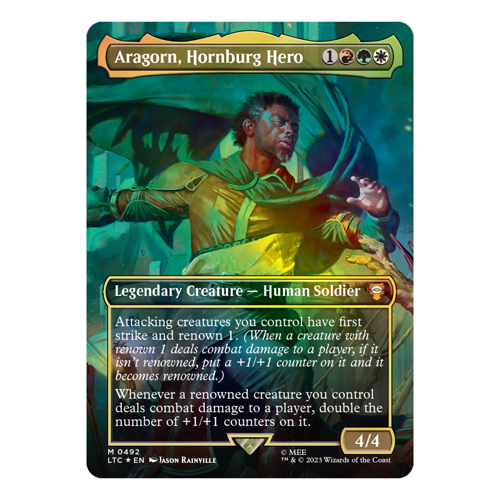 Foto 4 pulgar | Scene Box Magic The Gathering El Señor De Los Anillos Aragorn - Venta Internacional.