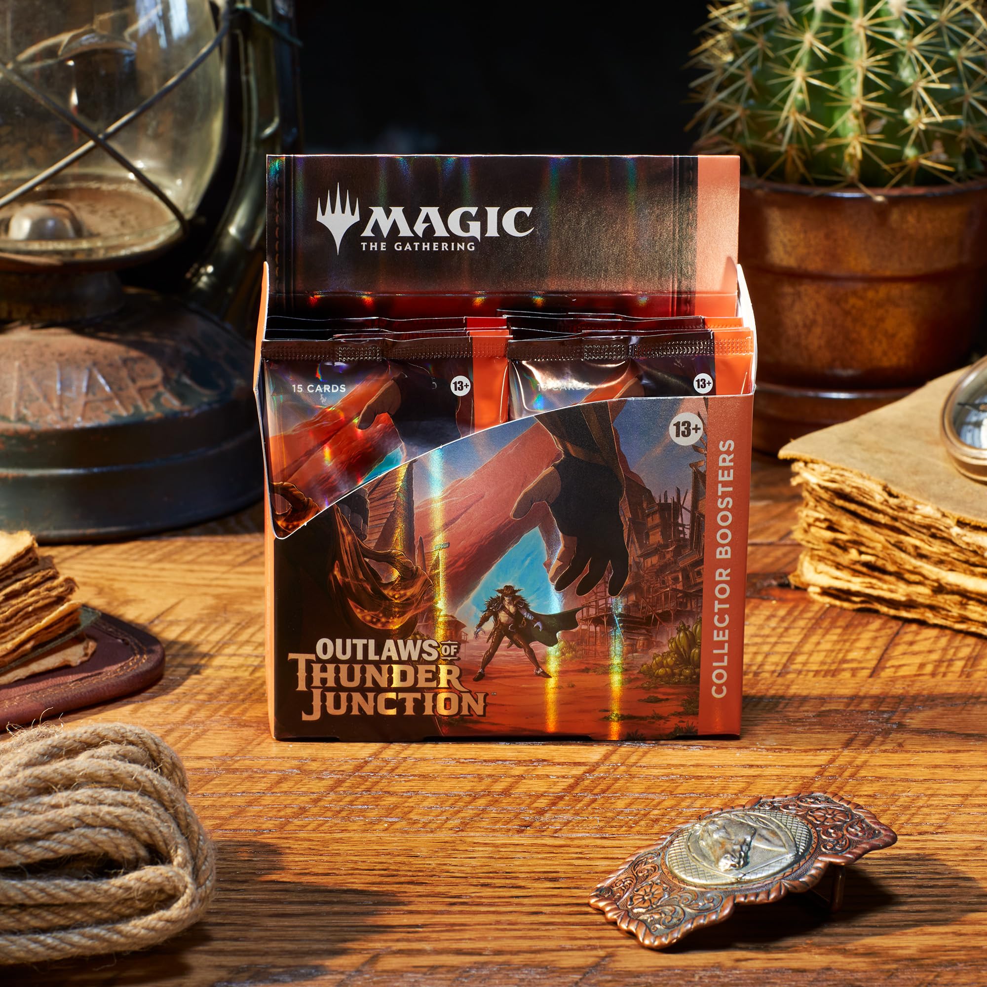 Foto 3 pulgar | Collector Booster Box Magic The Gathering Outlaws Of Thunder Junction - Venta Internacional.