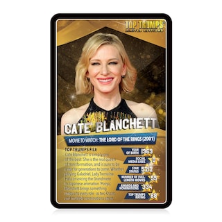 Foto 4 | Juego De Cartas Top Trumps Top 30: Estrellas De Cine, Familia, Niños Mayores De 6 Años - Venta Internacional.