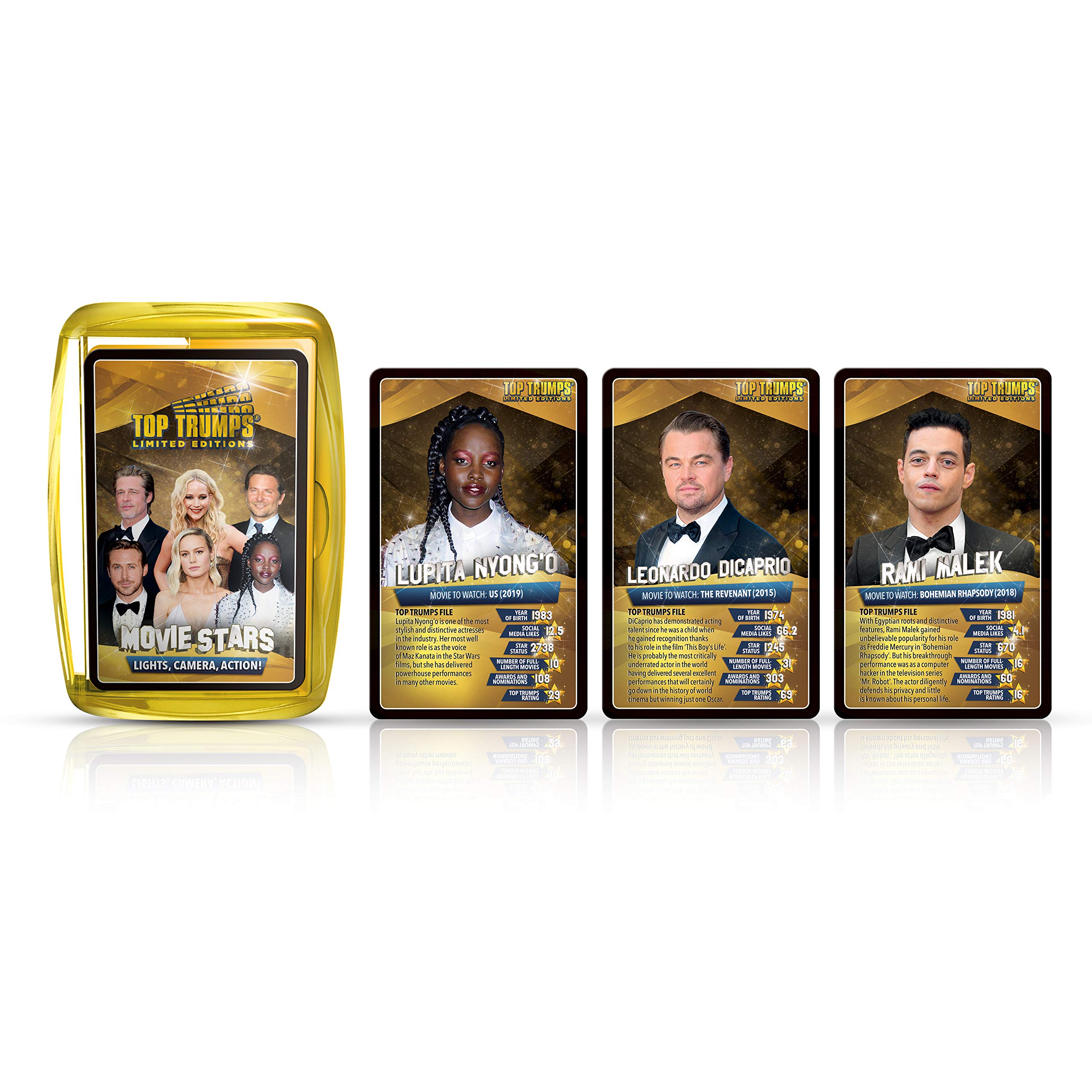 Foto 6 pulgar | Juego De Cartas Top Trumps Top 30: Estrellas De Cine, Familia, Niños Mayores De 6 Años - Venta Internacional.