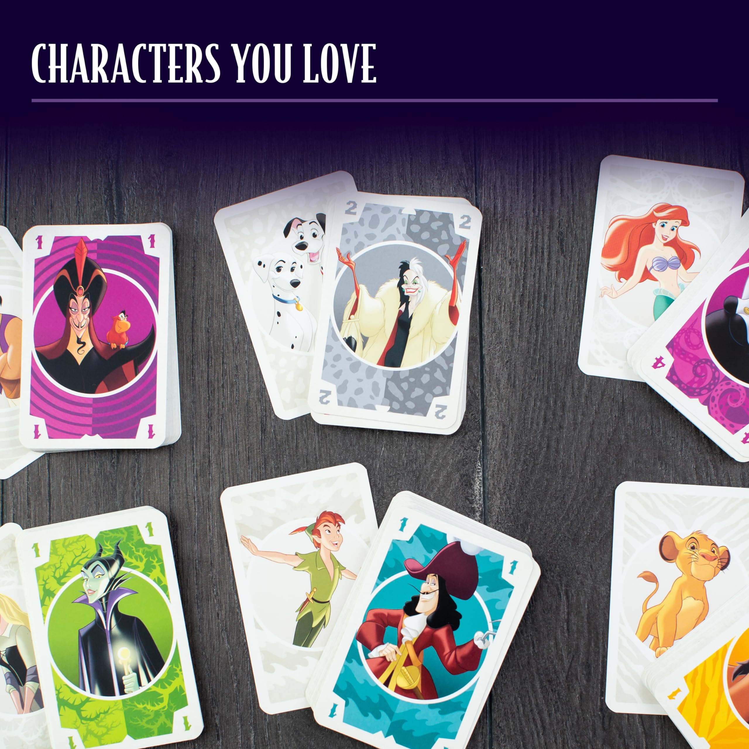 Foto 4 pulgar | Juego De Cartas Ravensburger Disney Villains Age 8+ Con 120 Cartas - Venta Internacional.