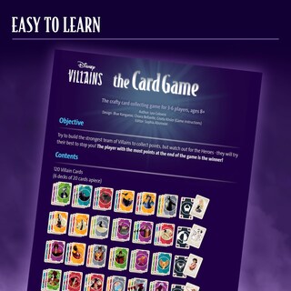 Foto 4 | Juego De Cartas Ravensburger Disney Villains Age 8+ Con 120 Cartas - Venta Internacional.