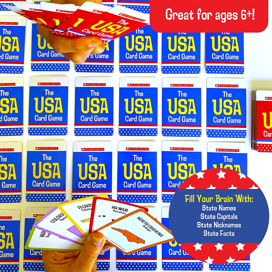 Foto 4 pulgar | Juego De Cartas University Games Scholastic Usa Travel 6+ Years - Venta Internacional.