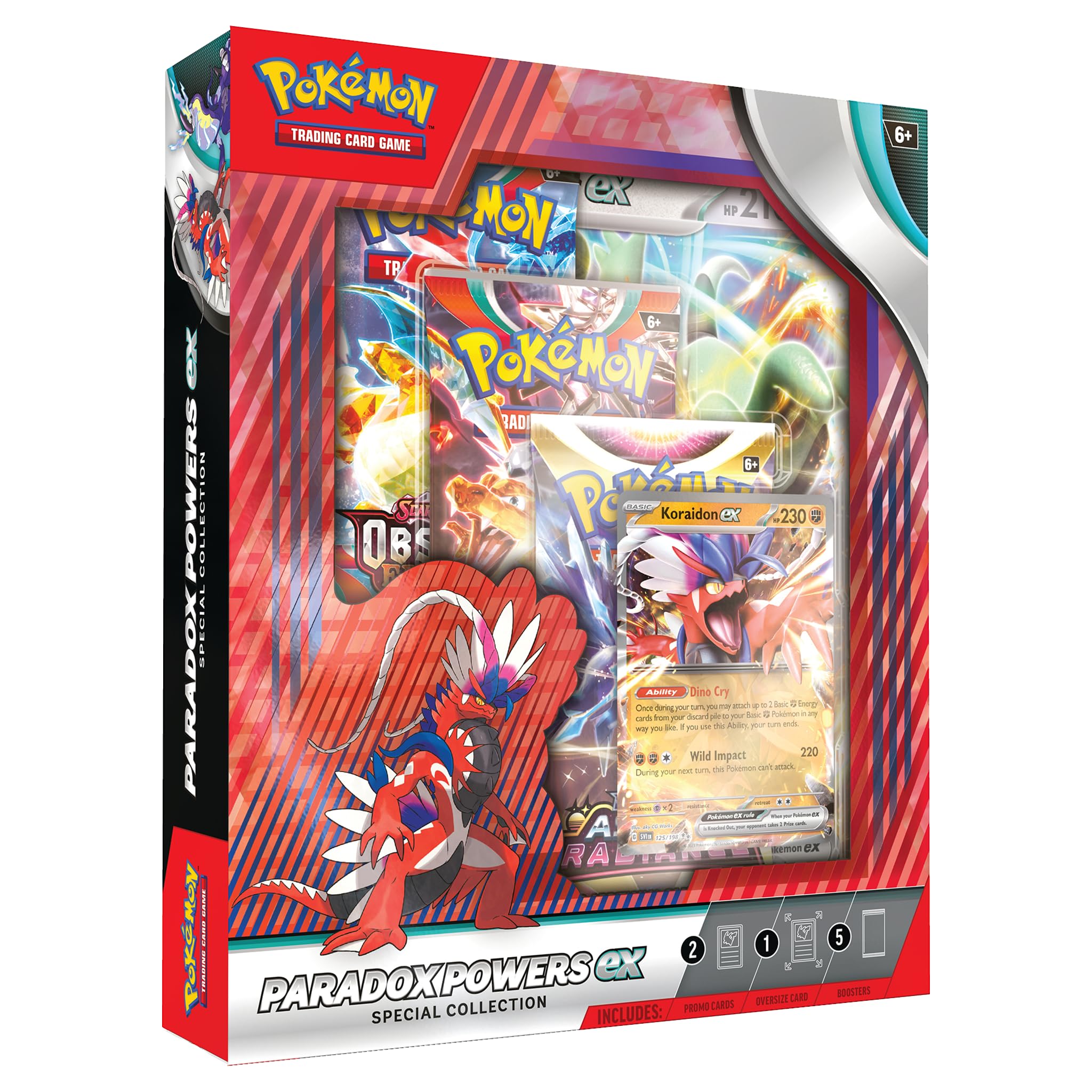 Juego De Cartas Coleccionables Pokemon Paradox Powers Ex Collection - Venta Internacional.