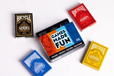 Foto 3 | Juego De Cartas Bicycle 4 En 1: Euchre, Hearts, Spades Y Solitaire - Venta Internacional.