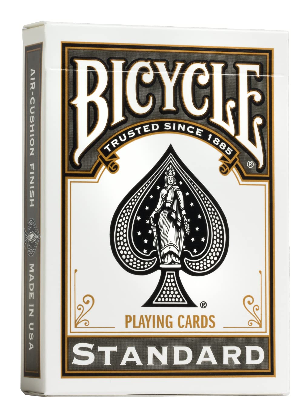 Baraja De Cartas Para Bicicleta, Negra, Estándar, Índice 1 - Venta Internacional.