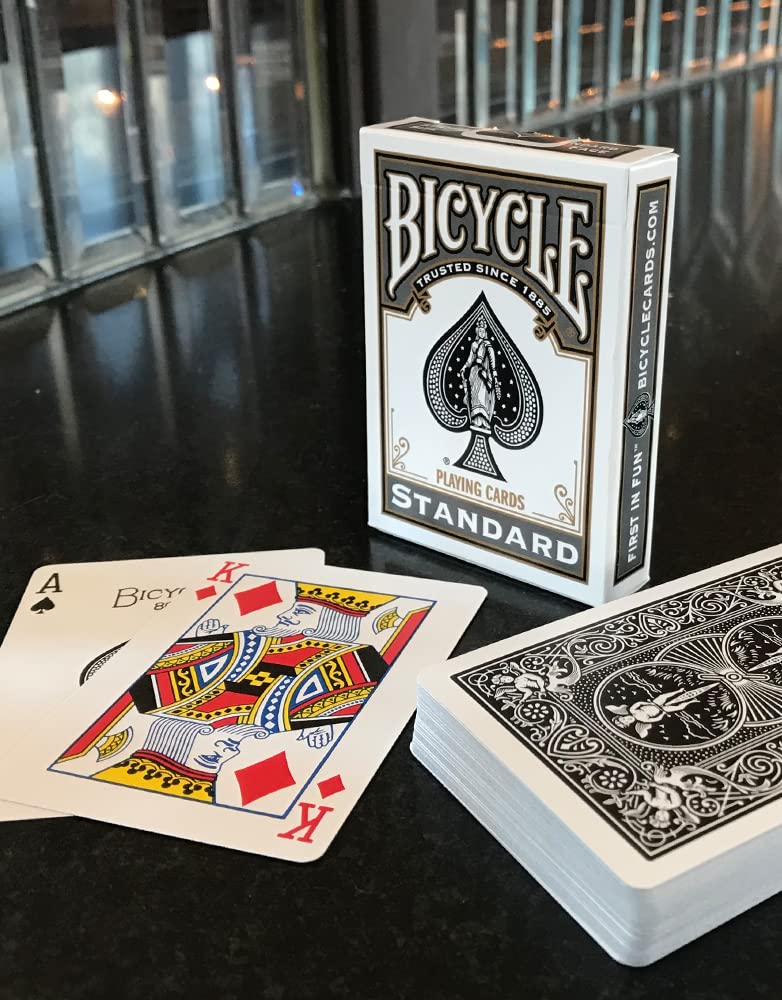 Foto 6 | Baraja De Cartas Para Bicicleta, Negra, Estándar, Índice 1 - Venta Internacional.