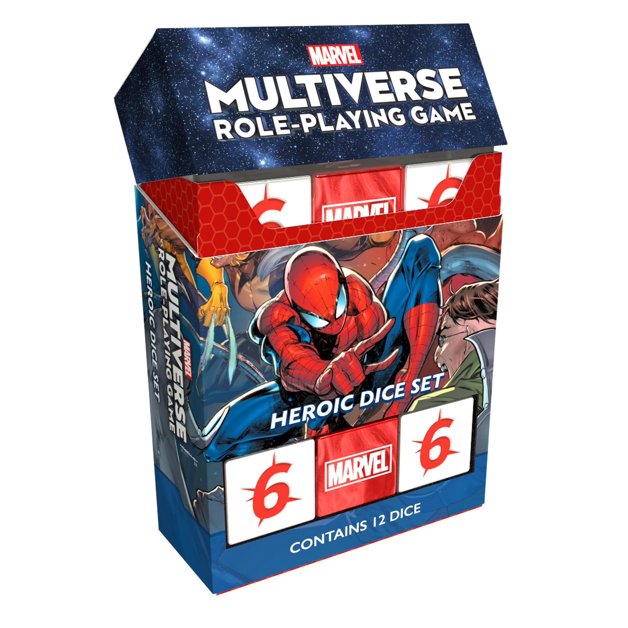 Set De Dados Marvel Multiverse Juego De Rol Heroic Cmon - Venta Internacional.