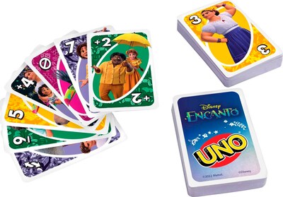 Foto 6 | Juego De Cartas Mattel Games Uno Disney Encanto Para Niños Y Adultos Y Familia - Venta Internacional.