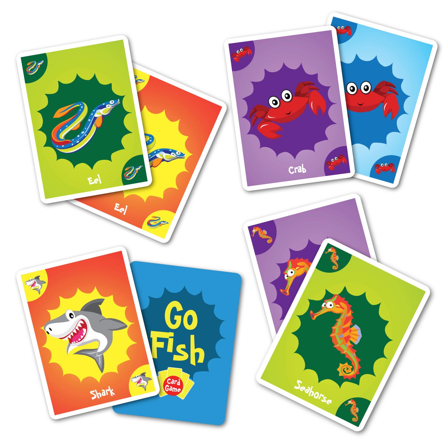Foto 4 pulgar | Juego De Cartas University Games Go Fish Jumbo Size Para Niños Mayores De 4 Años - Venta Internacional.