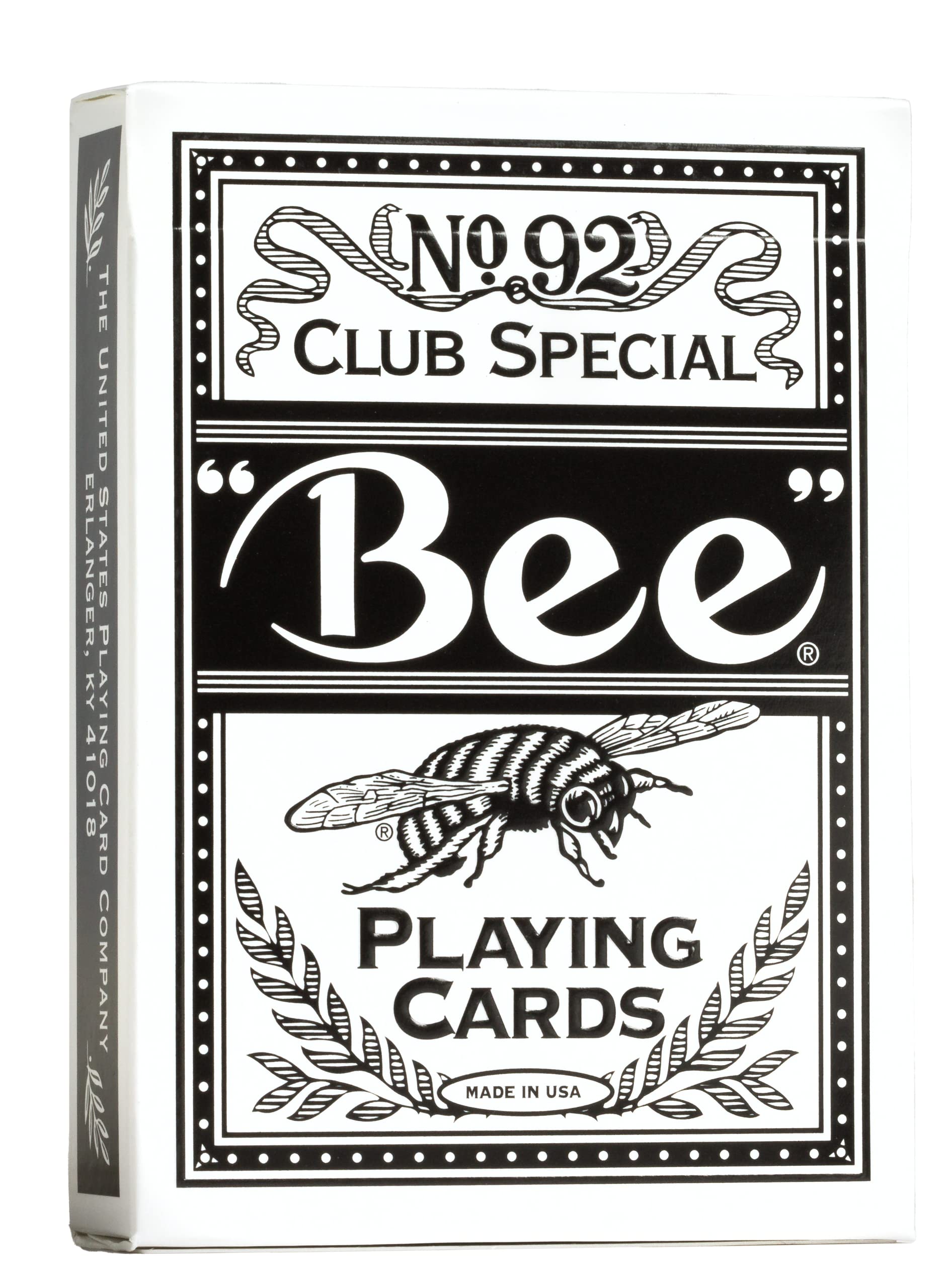 Juego De Cartas Bee Signature Series Black Thin Crushed X1 - Venta Internacional.
