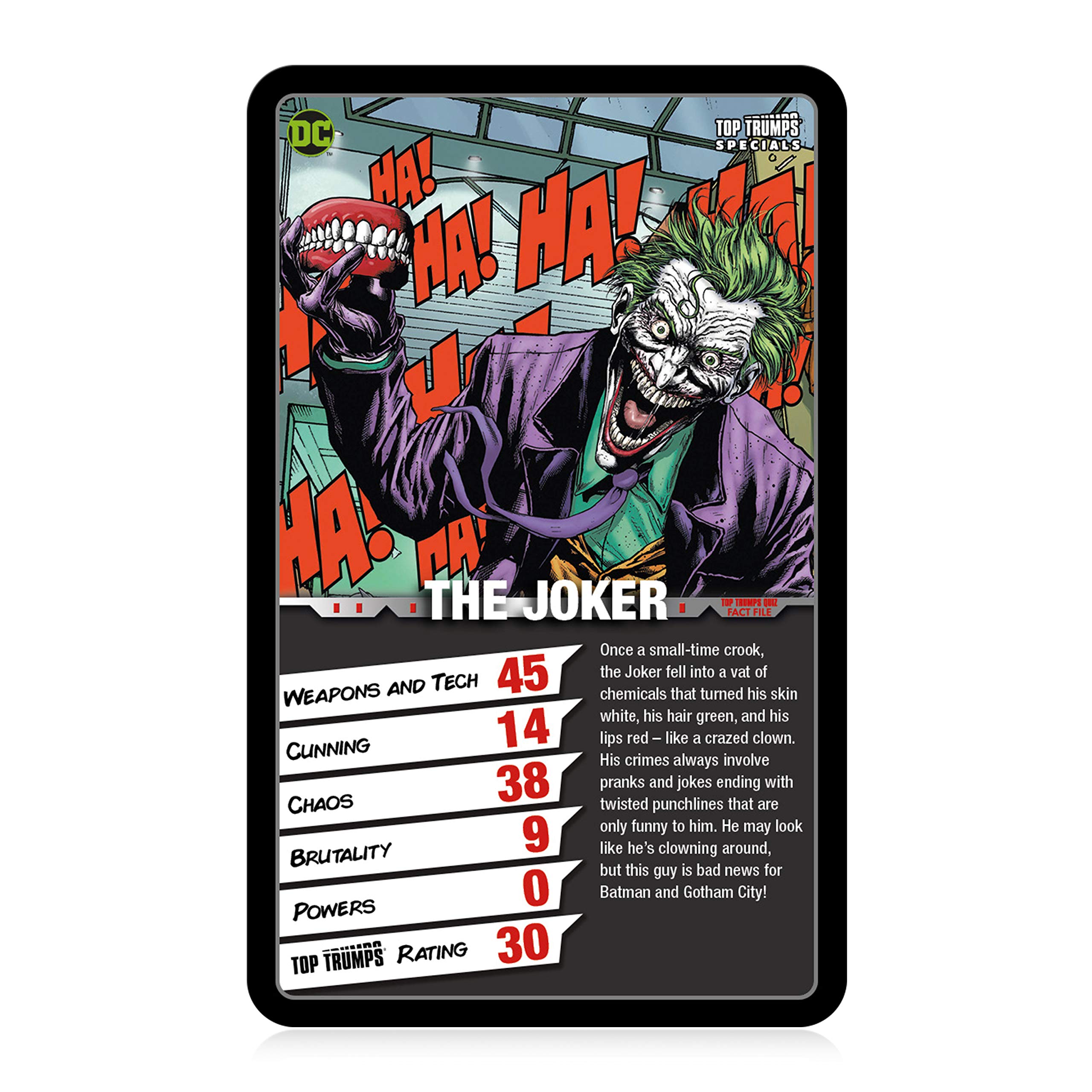 Foto 4 pulgar | Juego De Cartas Top Trumps Dc Super Villains Family 6+ Kids - Venta Internacional.