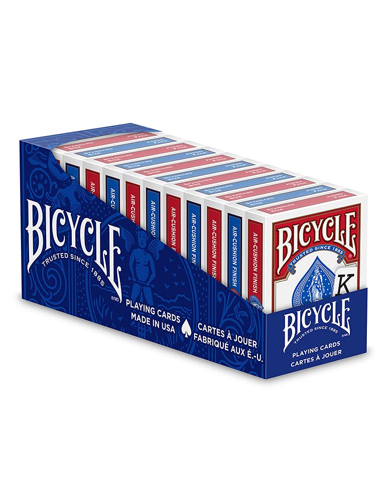 Foto 2 pulgar | Juego De Cartas Para Bicicleta Jumbo Index, Paquete De 12, Rojo Y Azul - Venta Internacional.