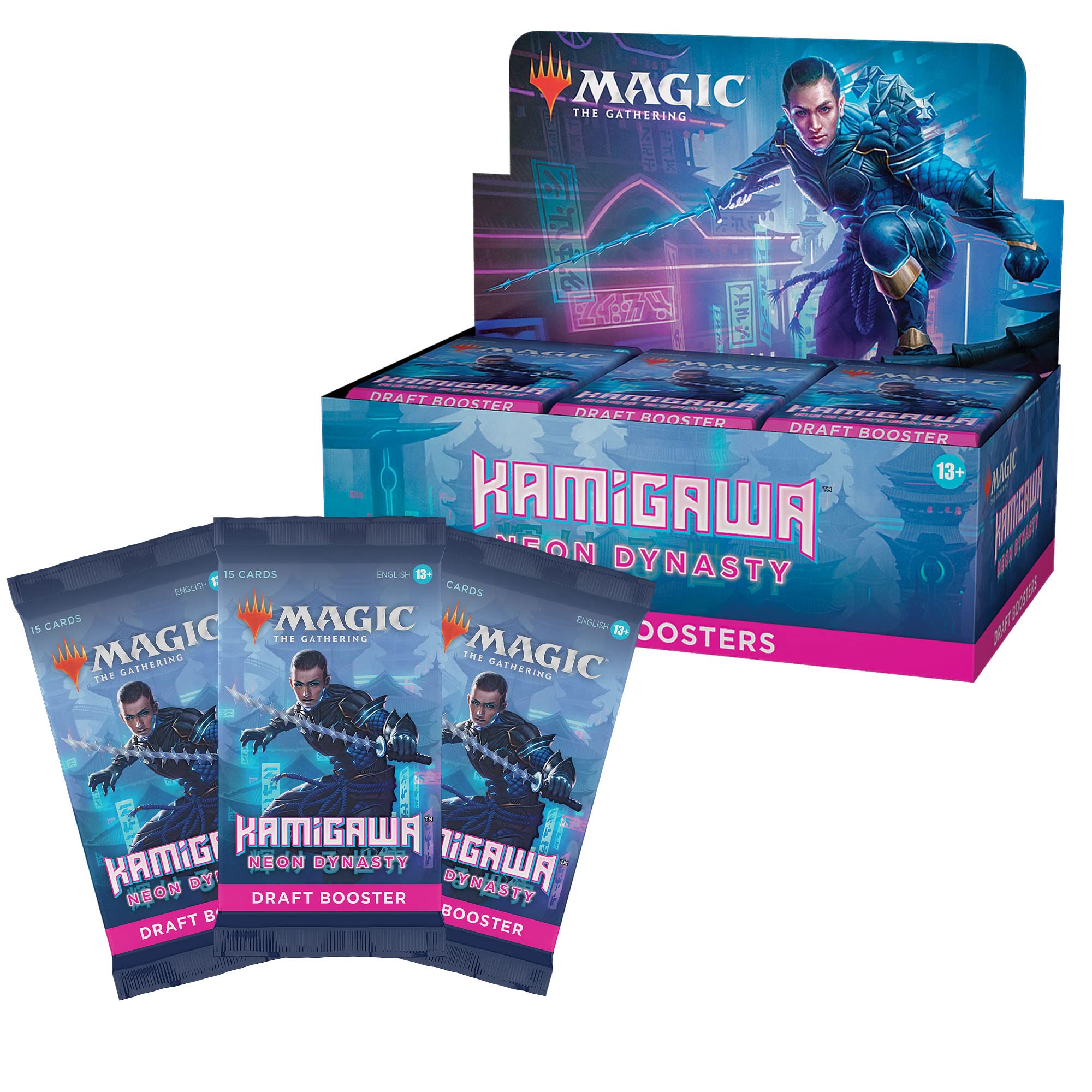 Foto 7 pulgar | Draft Booster Box Magic The Gathering Kamigawa Neon Dynasty - Venta Internacional.