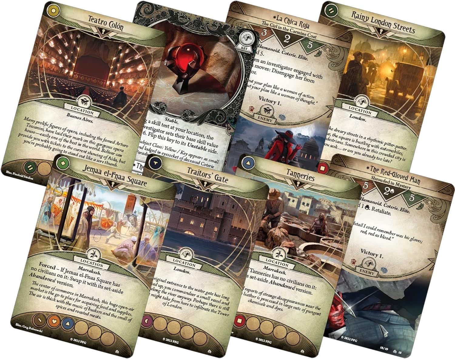 Foto 4 pulgar | Expansion Campaign Fantasy Flight Arkham Horror, Juego De Cartas - Venta Internacional.