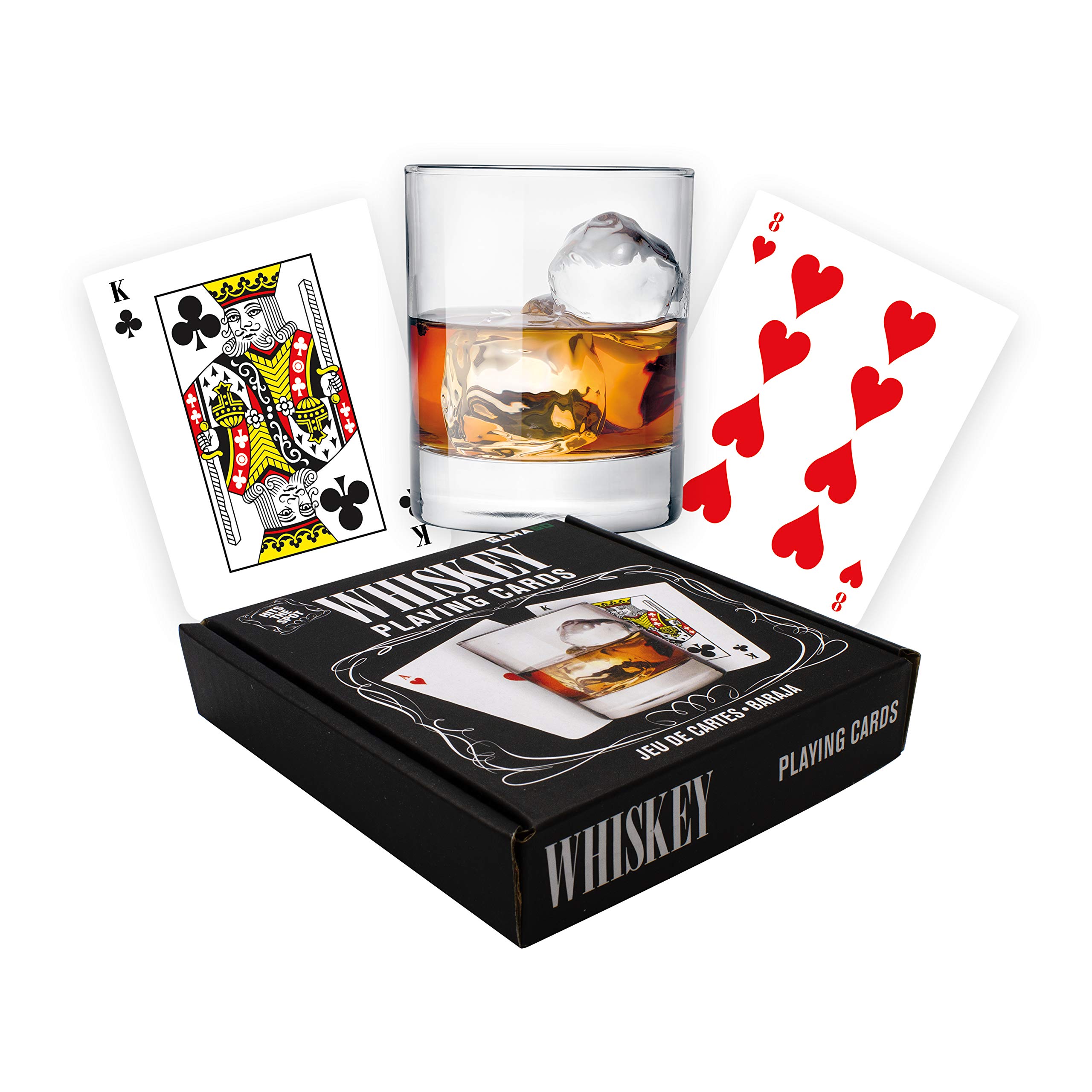 Foto 2 pulgar | Baraja De Cartas Gamago Con Forma De Whisky Para Amantes Del Whisky - Venta Internacional.