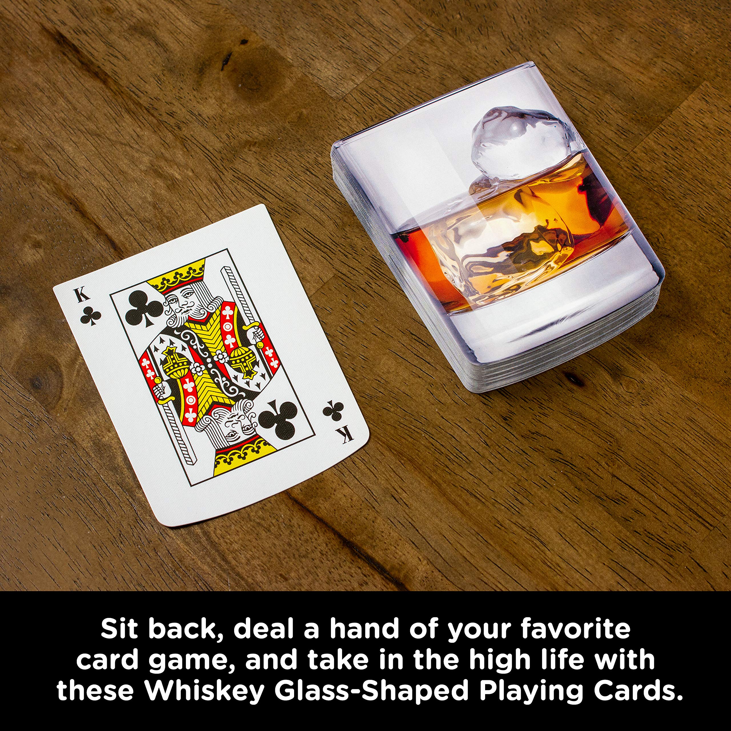 Foto 6 pulgar | Baraja De Cartas Gamago Con Forma De Whisky Para Amantes Del Whisky - Venta Internacional.