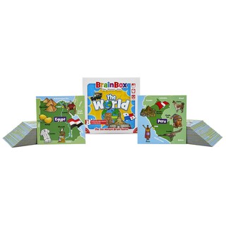 Foto 3 | Juego De Cartas Brainbox The World Memory & Observation 8+ Years - Venta Internacional.