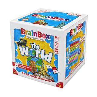 Foto 5 | Juego De Cartas Brainbox The World Memory & Observation 8+ Years - Venta Internacional.