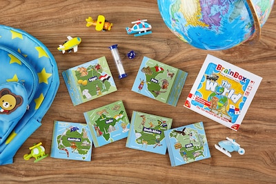 Foto 6 | Juego De Cartas Brainbox The World Memory & Observation 8+ Years - Venta Internacional.
