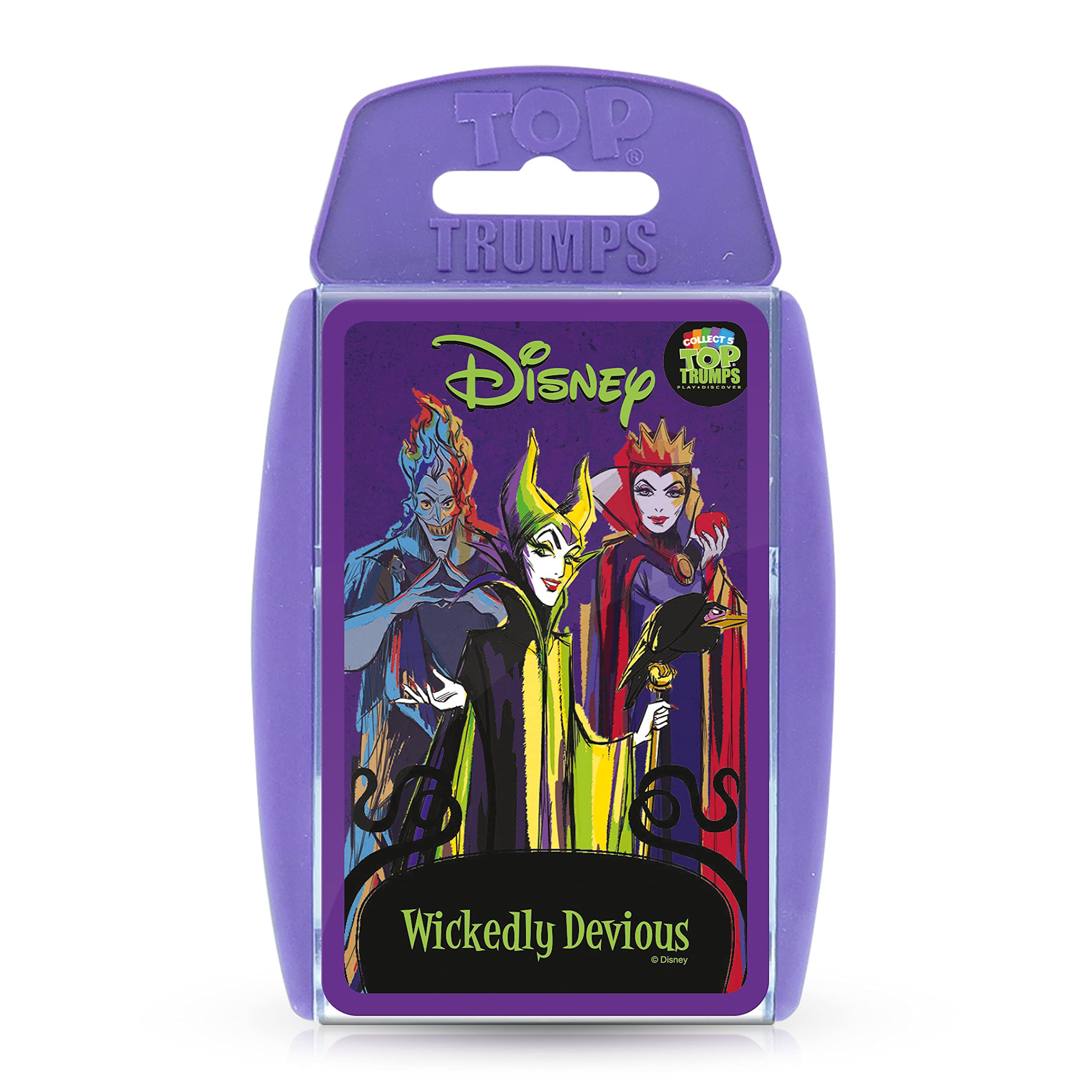 Foto 2 pulgar | Juego De Cartas Top Trumps Disney Wickedly Devious Family 6+ Kids - Venta Internacional.