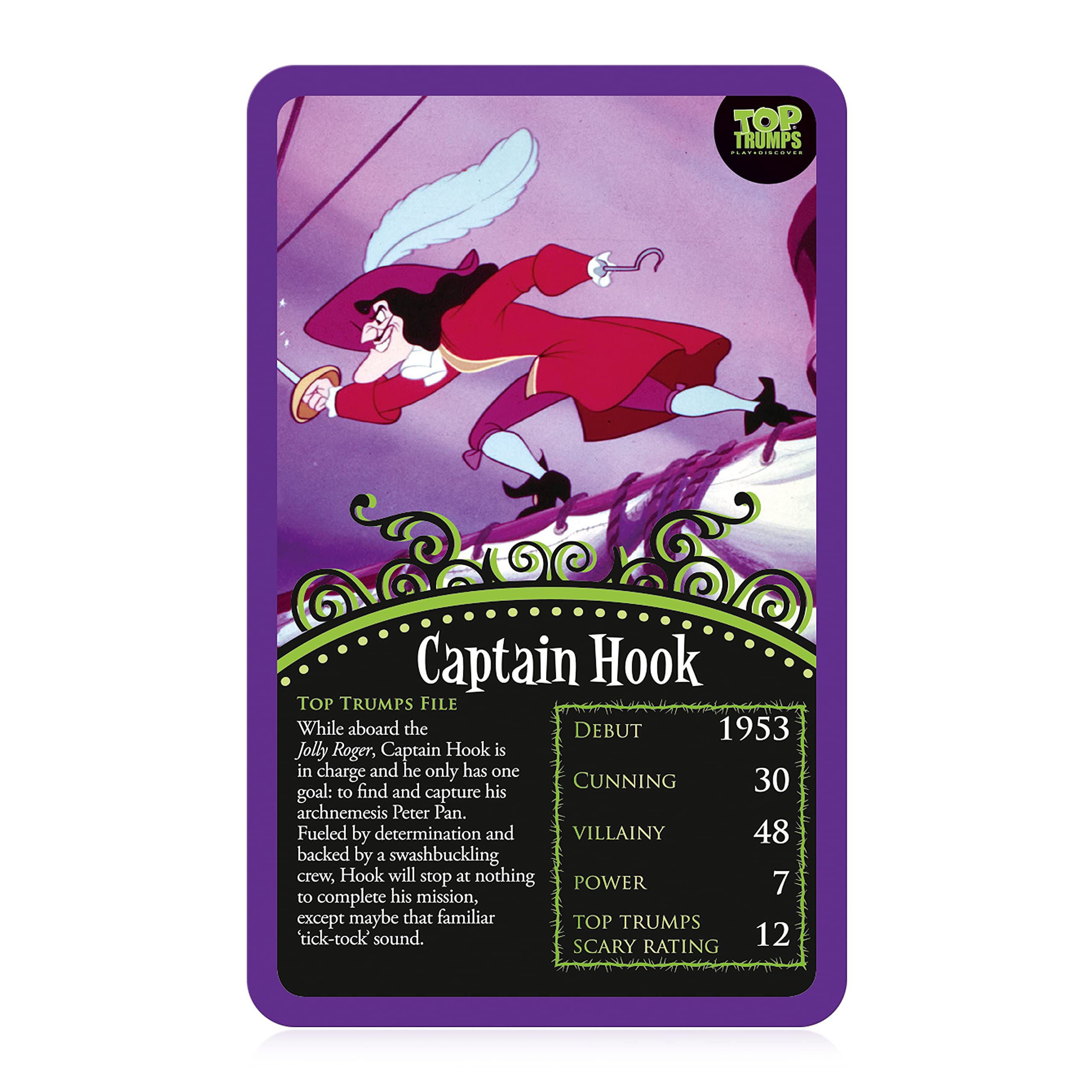 Foto 4 pulgar | Juego De Cartas Top Trumps Disney Wickedly Devious Family 6+ Kids - Venta Internacional.