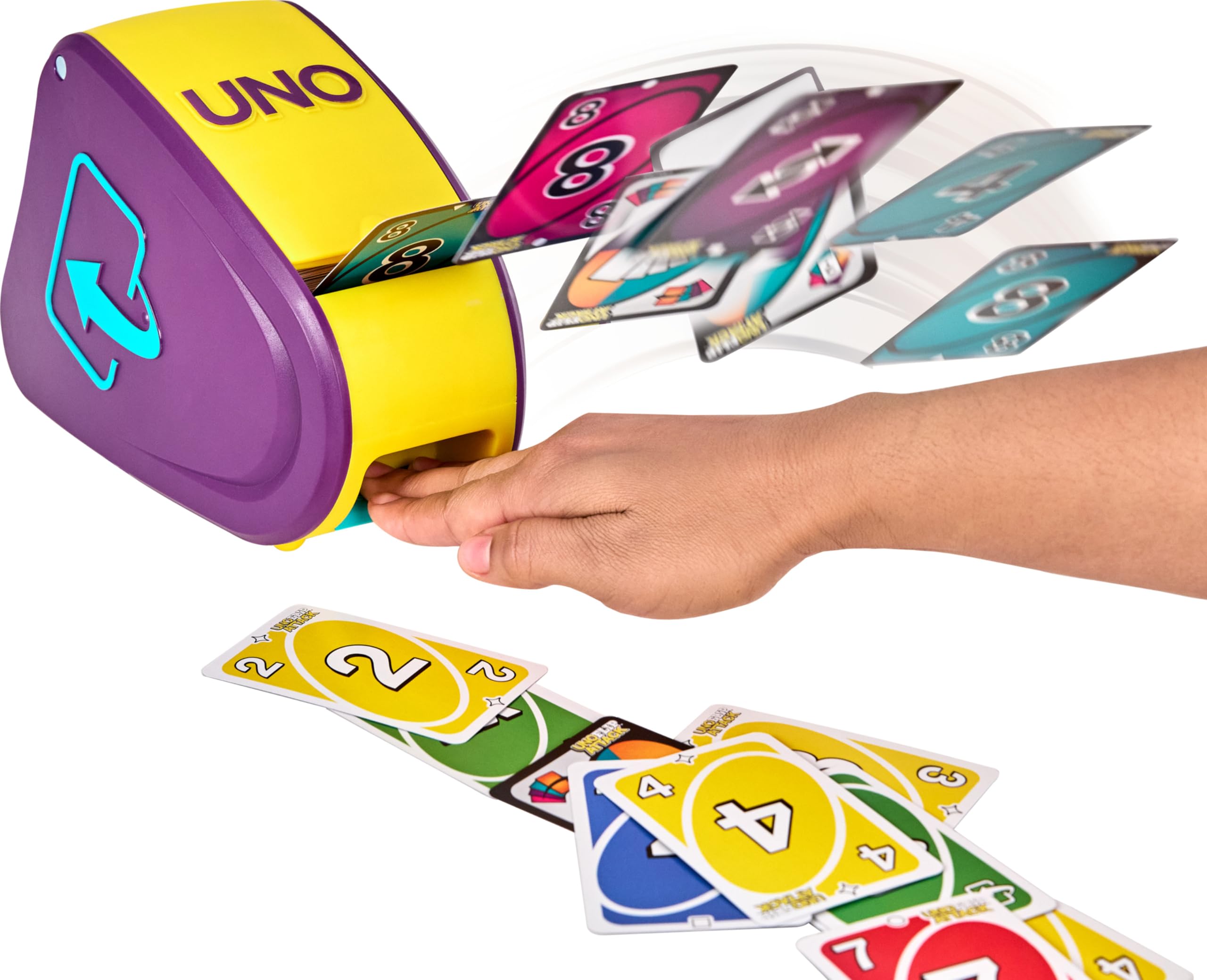 Foto 4 pulgar | Juego De Cartas Mattel Games Uno Flip Attack Para Niños Y Adultos - Venta Internacional.