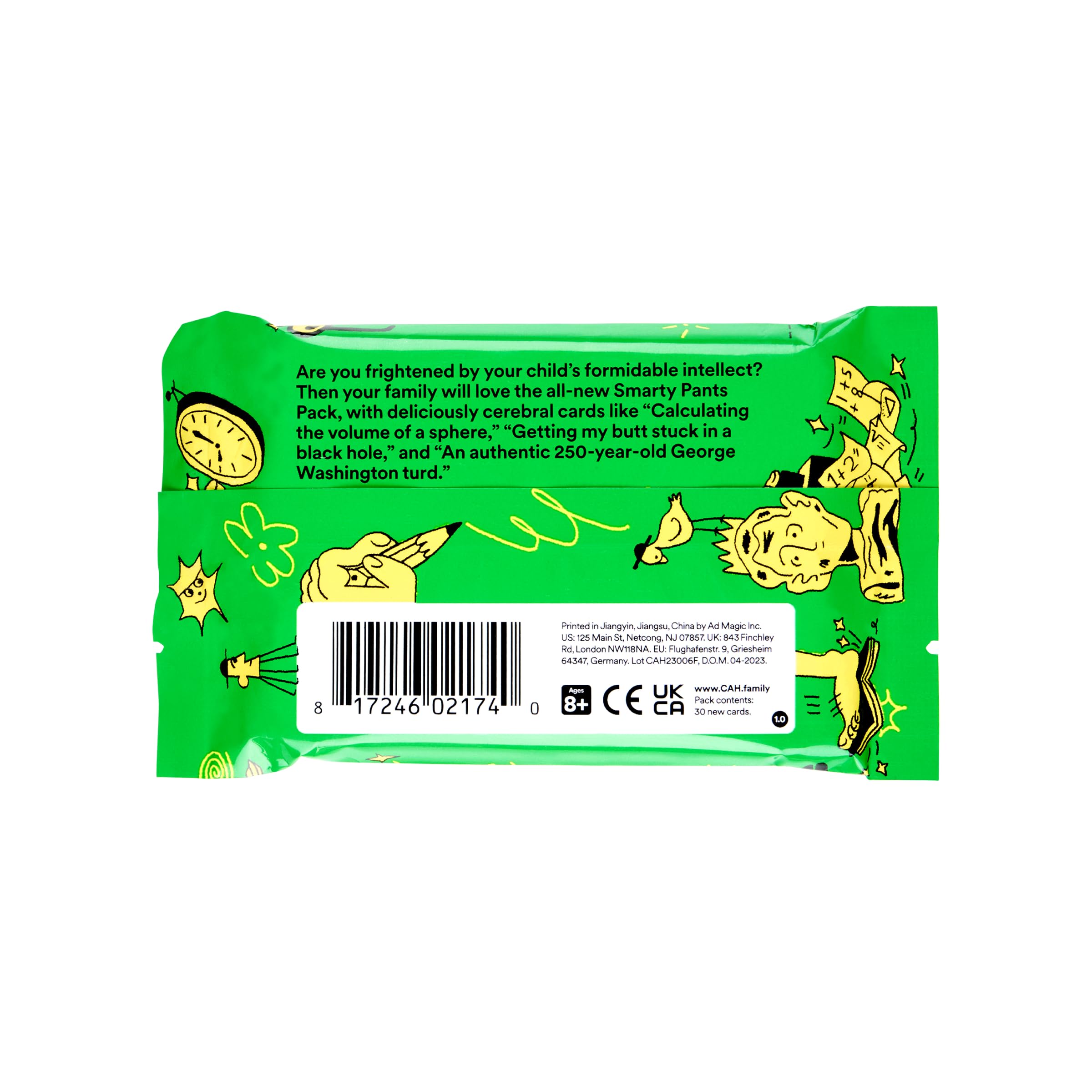 Foto 3 pulgar | Cartas De Juego De Cartas Against Humanity Family Edition Smarty Pants - Venta Internacional.