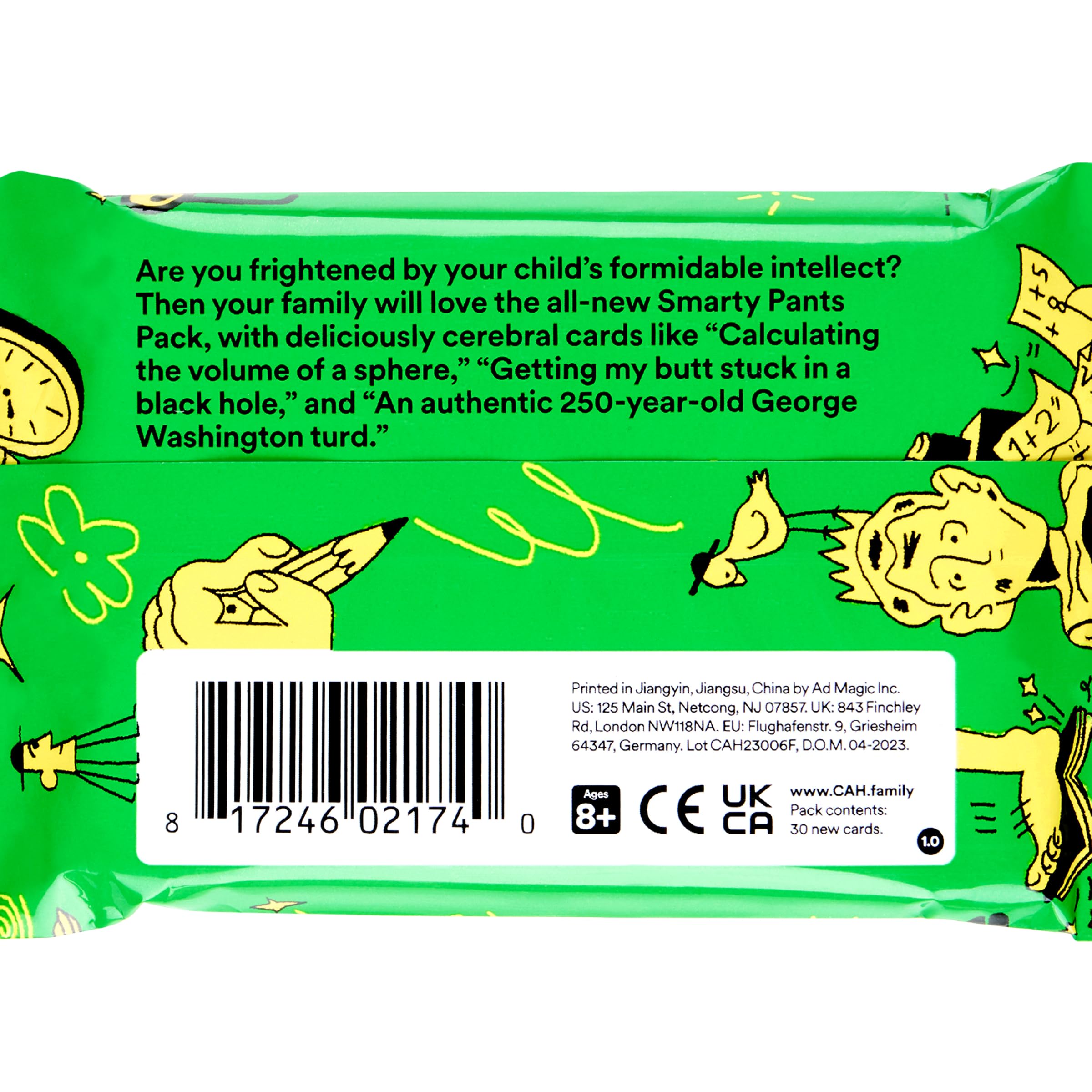 Foto 5 pulgar | Cartas De Juego De Cartas Against Humanity Family Edition Smarty Pants - Venta Internacional.