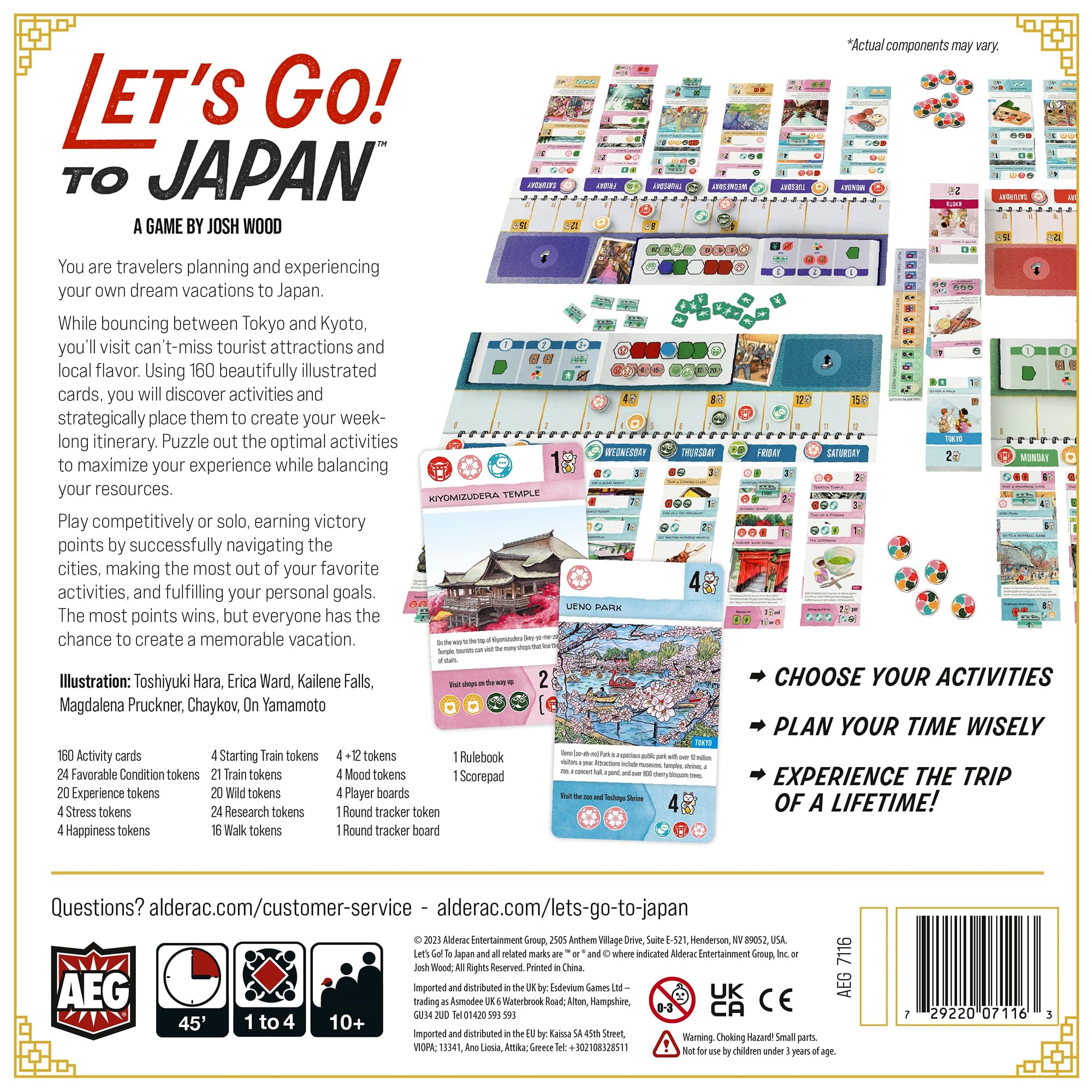 Foto 3 pulgar | Juego De Mesa Aeg Let's Go! A Japan Storytelling De 1 A 4 Jugadores - Venta Internacional.