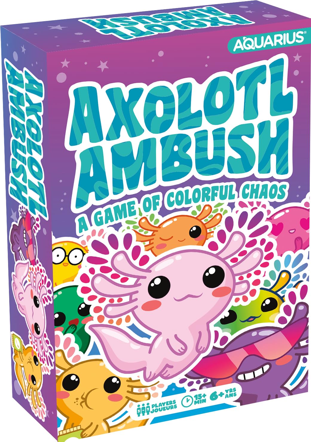 Foto 2 pulgar | Juego De Cartas Aquarius Axolotl Ambush Con Licencia Oficial Para Mayores De 6 Años - Venta Internacional.