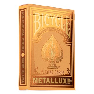 Foto 1 | Bicicleta De Juego De Cartas Metalluxe, Tamaño Póker Naranja - Venta Internacional.