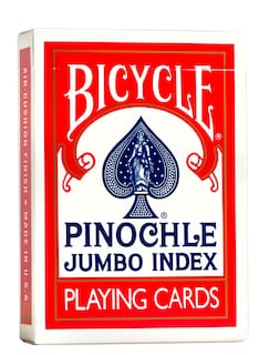 Foto 2 | Baraja Jumbo Pinochle Para Bicicleta - Venta Internacional.