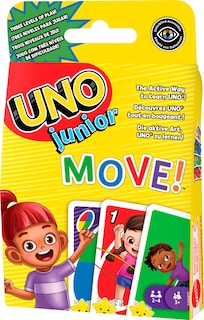 Foto 1 | Juego De Cartas Mattel Games Uno Junior Move! Para Niños - Venta Internacional.