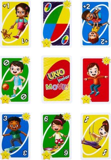 Foto 4 | Juego De Cartas Mattel Games Uno Junior Move! Para Niños - Venta Internacional.