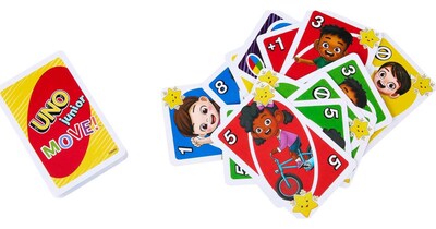 Foto 5 | Juego De Cartas Mattel Games Uno Junior Move! Para Niños - Venta Internacional.