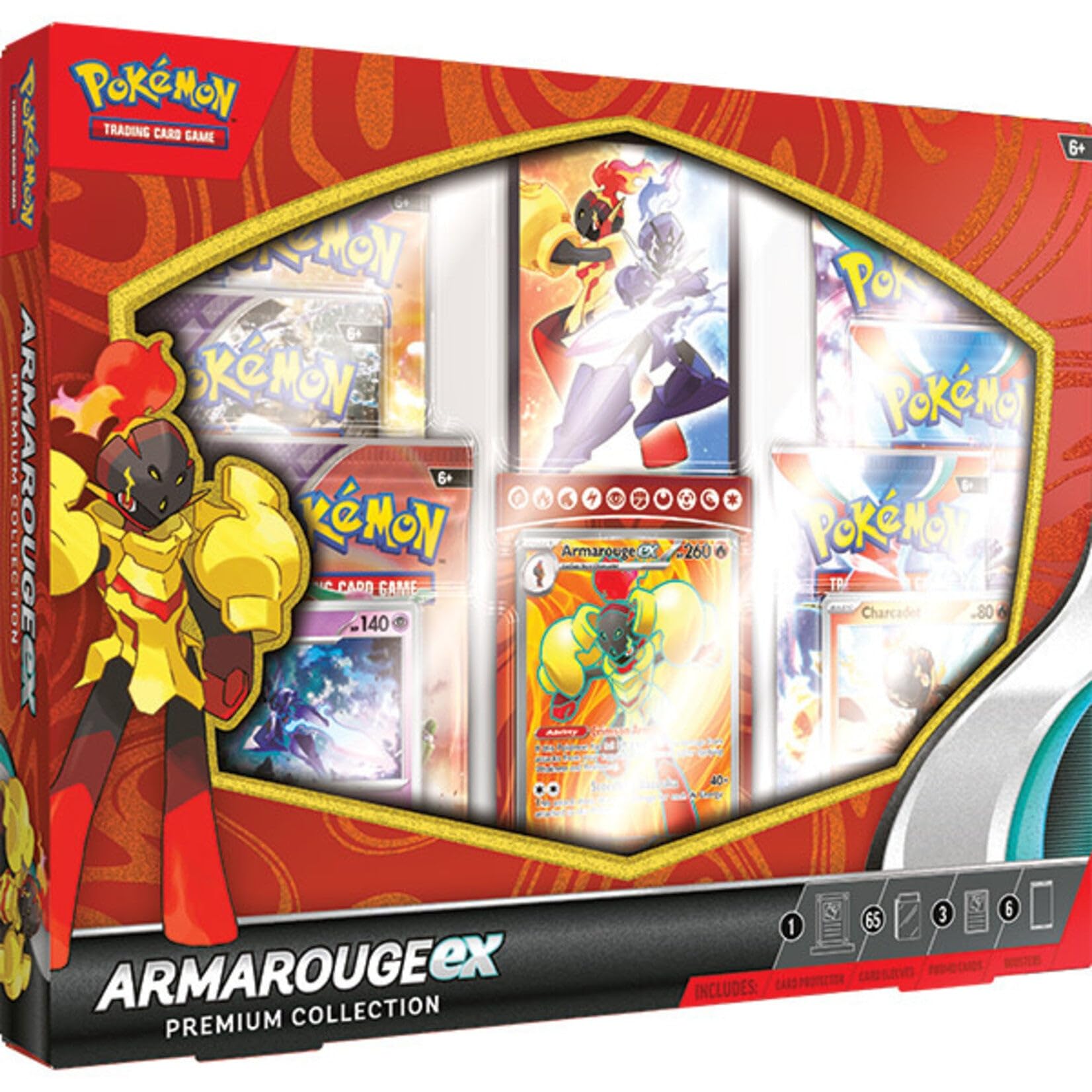 Foto 2 pulgar | Juego De Cartas Coleccionables Pokémon Armarouge Ex Premium Collection - Venta Internacional.