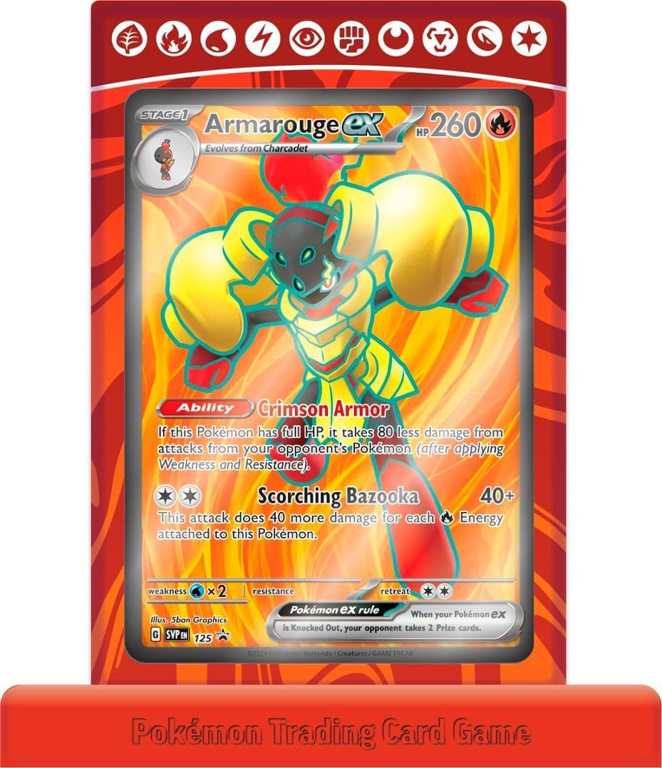 Foto 4 pulgar | Juego De Cartas Coleccionables Pokémon Armarouge Ex Premium Collection - Venta Internacional.