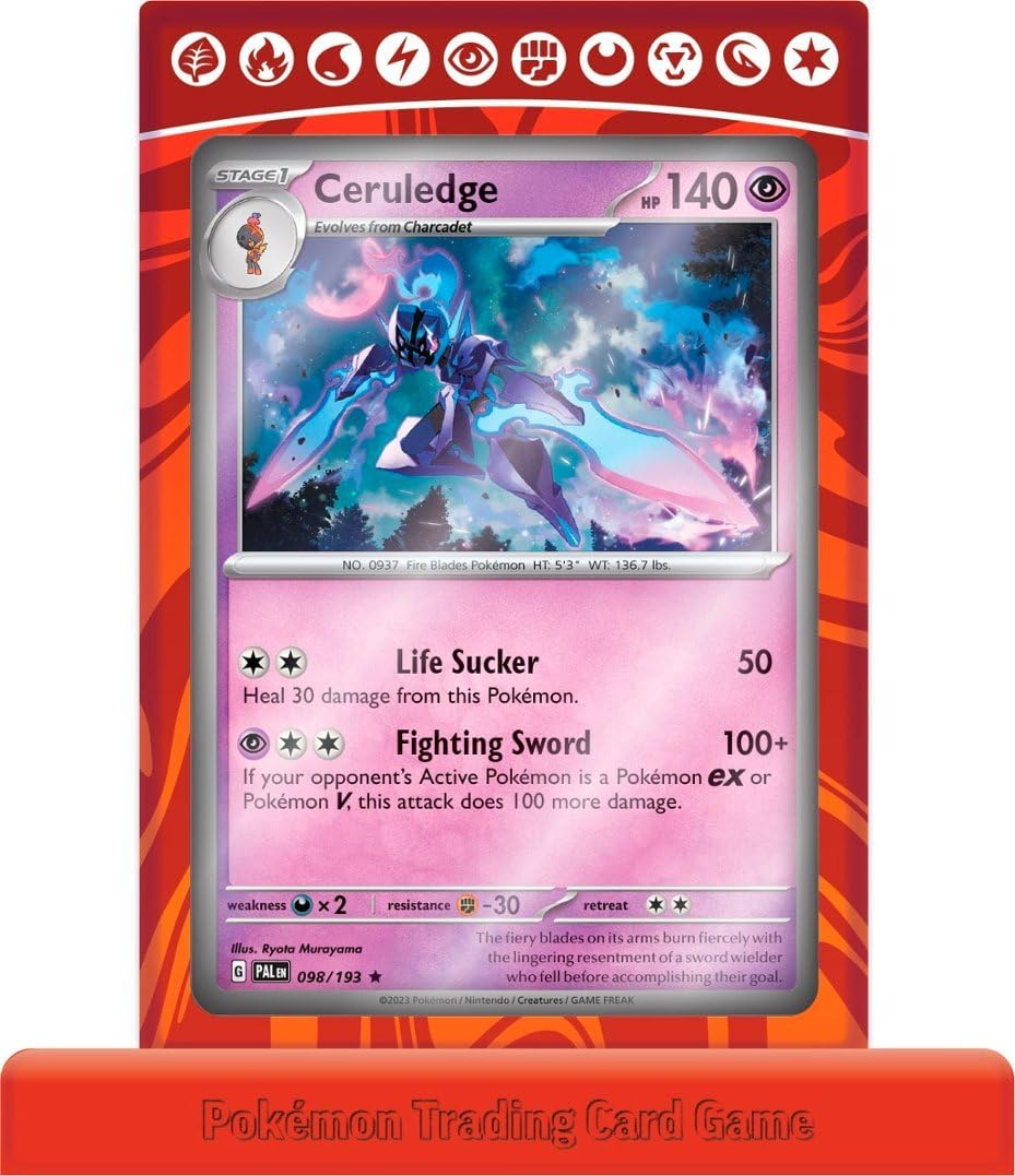Foto 6 pulgar | Juego De Cartas Coleccionables Pokémon Armarouge Ex Premium Collection - Venta Internacional.