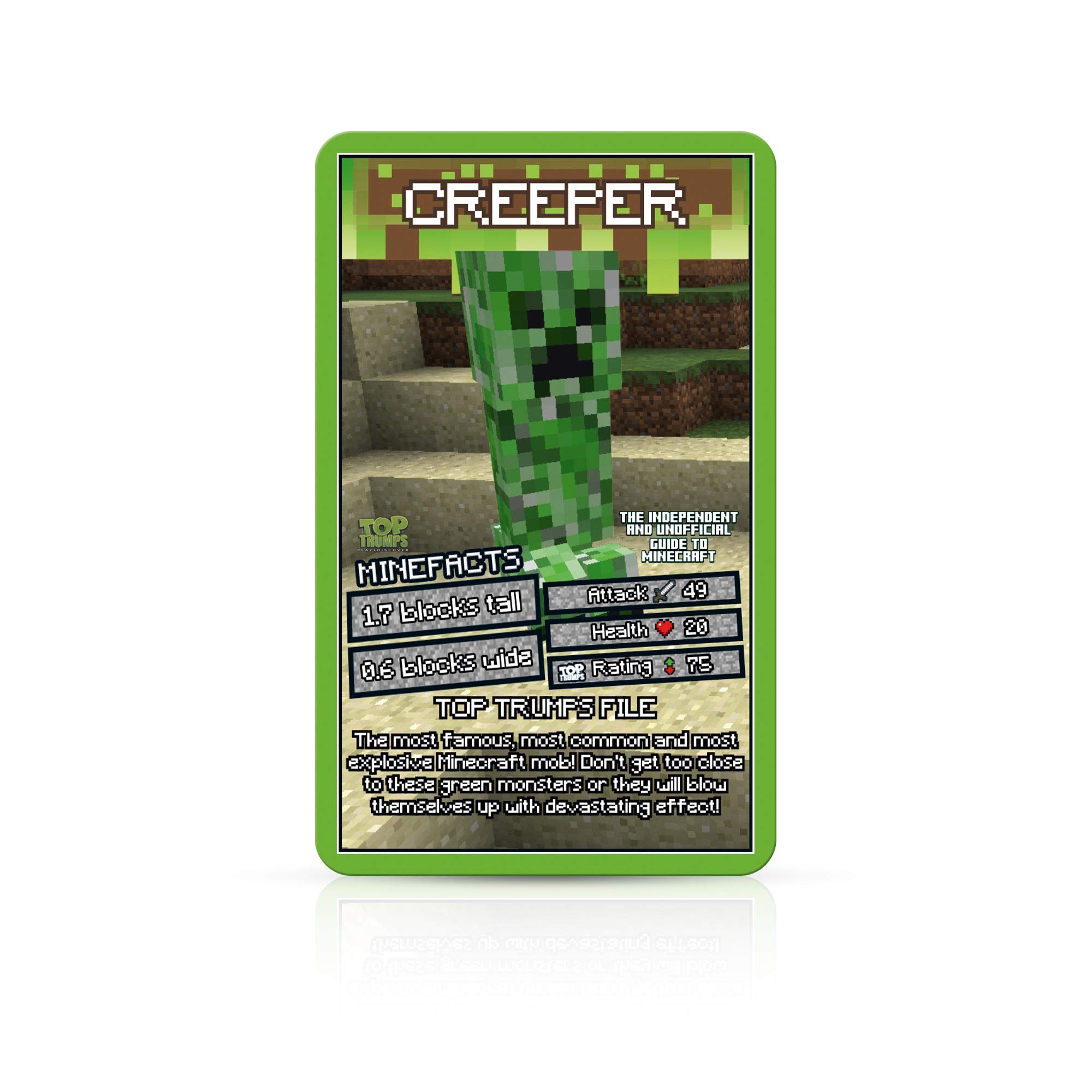 Foto 3 pulgar | Juego De Cartas Top Trumps Minecraft Family Kids 6+ Years - Venta Internacional.