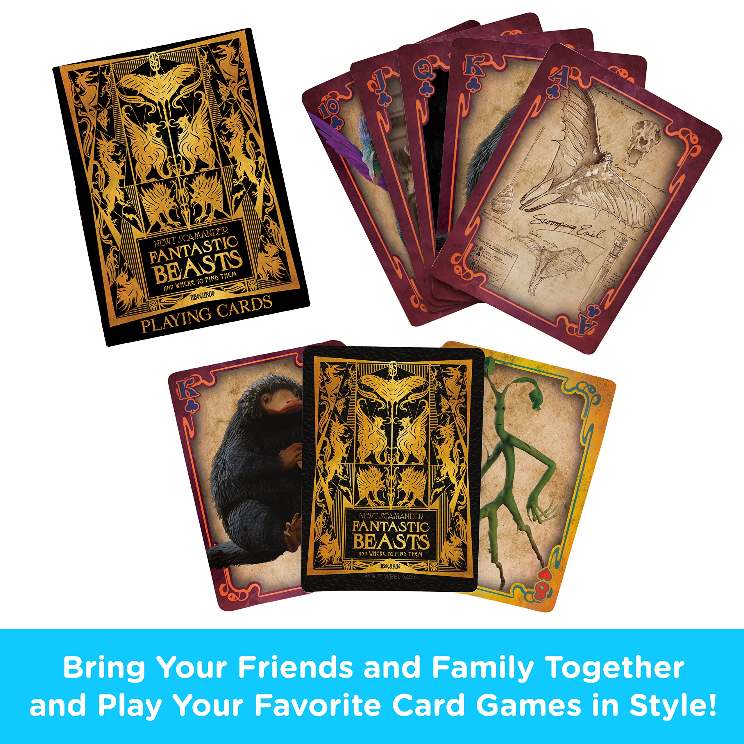 Foto 3 pulgar | Juego De Cartas Aquarius Fantastic Beasts Family - Venta Internacional.