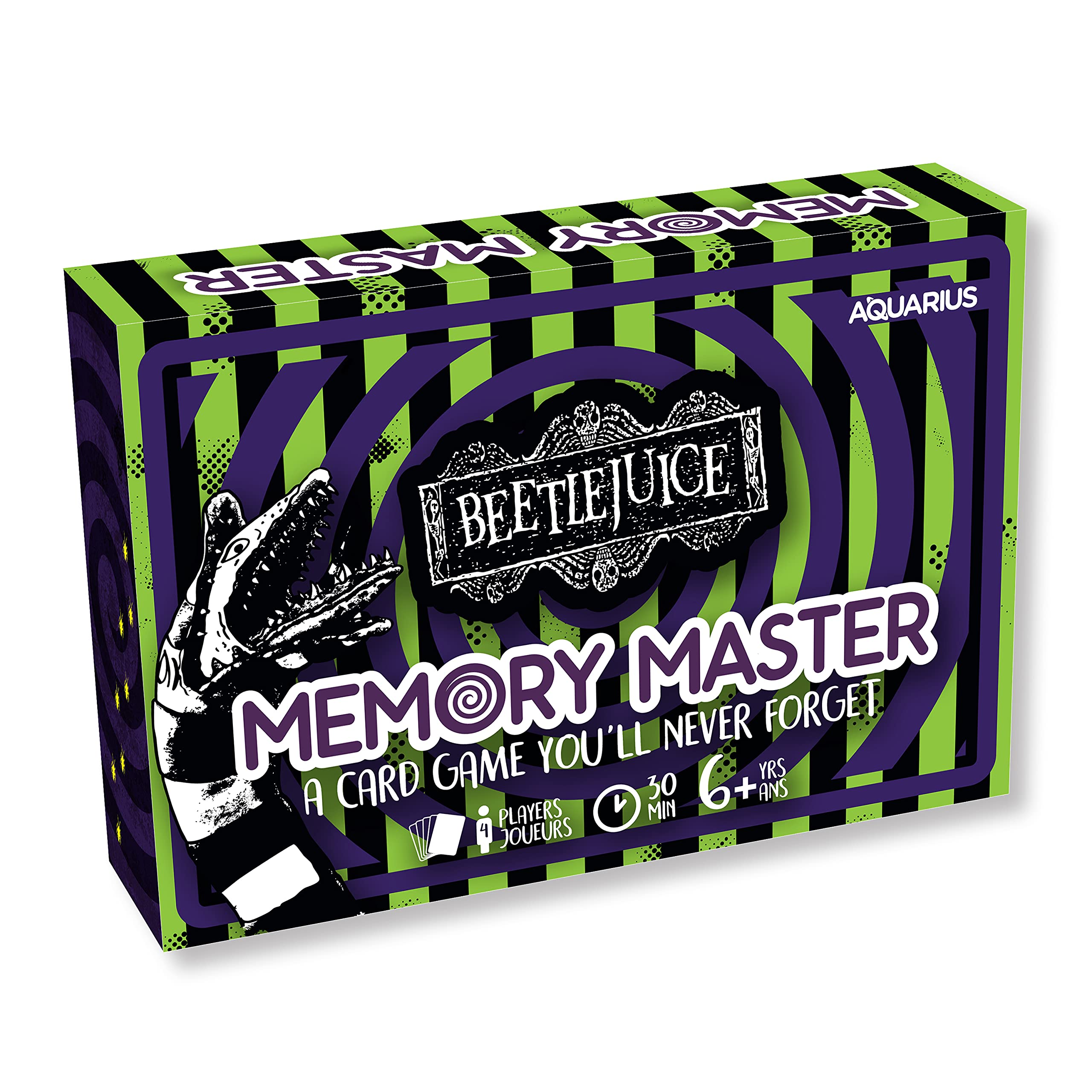 Foto 2 pulgar | Juego De Cartas Aquarius Beetlejuice Memory Master Para 4 Jugadores - Venta Internacional.