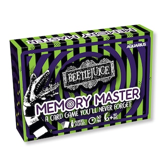 Foto 1 | Juego De Cartas Aquarius Beetlejuice Memory Master Para 4 Jugadores - Venta Internacional.