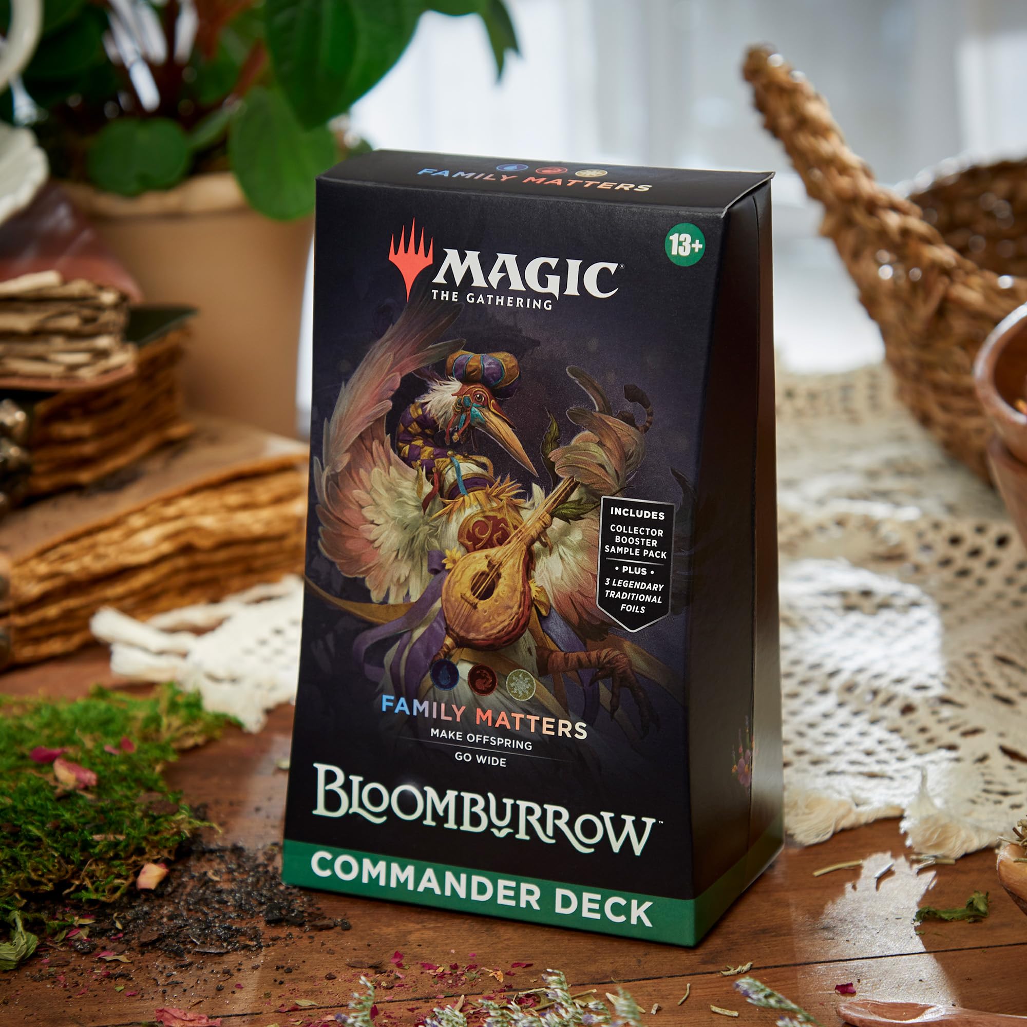Foto 3 pulgar | Commander Deck Magic The Gathering Bloomburrow Family Matters - Venta Internacional.