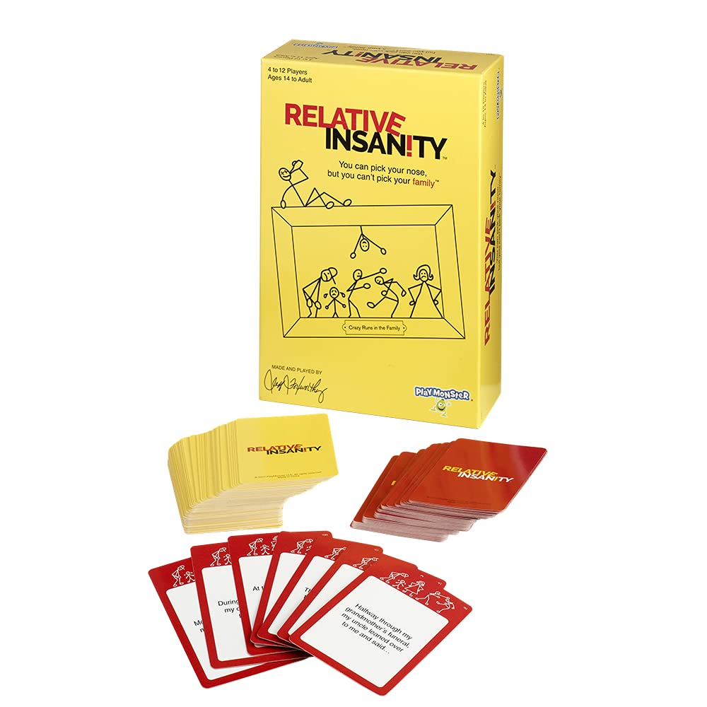 Foto 3 pulgar | Juego De Cartas Playmonster Relative Insanity Family Night 14+ - Venta Internacional.