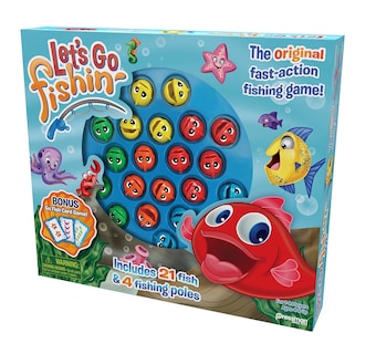 Foto 5 | Combo Let's Go Fishin' De Game Pressman Con Tarjeta Go Fish De 58 Cm - Venta Internacional.