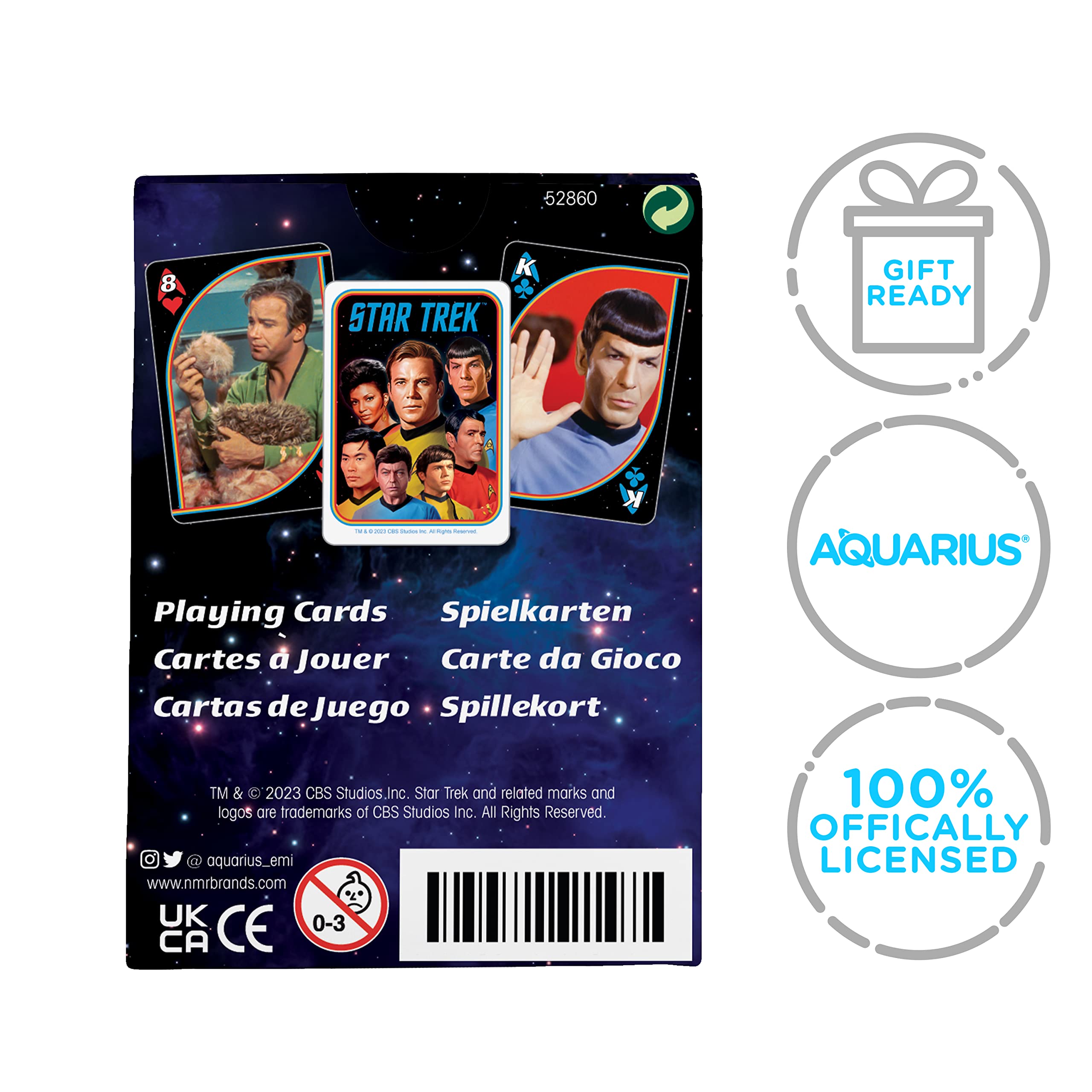 Foto 8 pulgar | Juego De Cartas Aquarius Con Temática De La Serie Original De Star Trek - Venta Internacional.