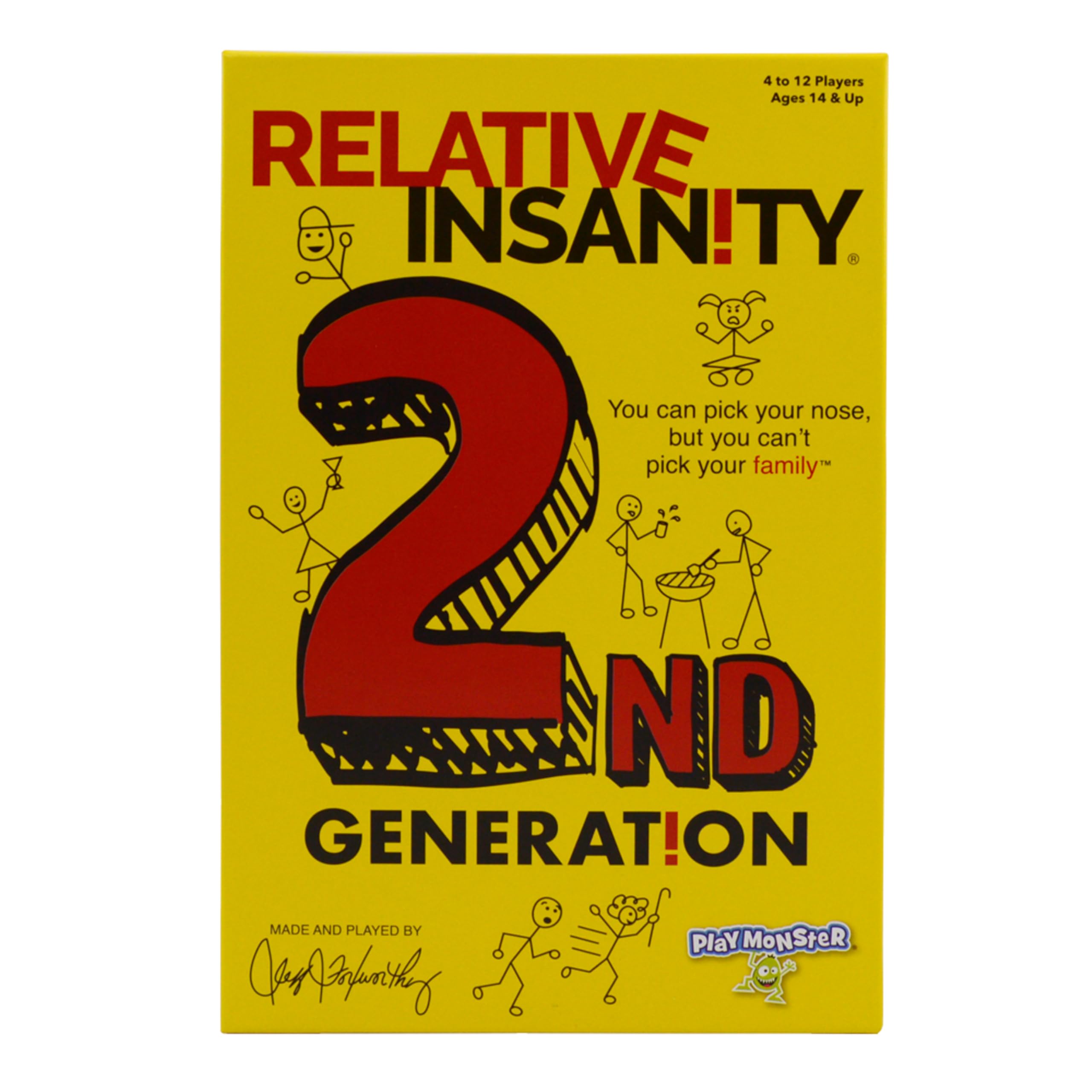 Foto 2 pulgar | Juego De Cartas Playmonster Relative Insanity Family Night 14+ - Venta Internacional.